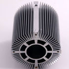 El aluminio del disipador de calor del gris de acero perfila estilo redondo profundo del CNC 6063 series