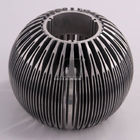 6063 series del aluminio del disipador de calor perfilan el CNC profundo del estilo oval con servicio del OEM
