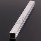 El CNC 6000 series precisión del tubo de la plata de aluminio de los perfiles de la alta modifica longitud para requisitos particulares