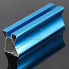 Perfil de aluminio material anodizado de Extrusted del guardarropa brillante azul de la aleación