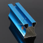Perfil de aluminio material anodizado de Extrusted del guardarropa brillante azul de la aleación