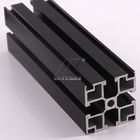 Perfil anodizado negro 40x40m m de la aleación de aluminio 6000 7000 longitud de la serie 5.8-5.98m