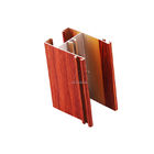 Ideas de aluminio del diseño de la casa de la tendencia del mundo del detalle del marco de ventana del perfil del grano de madera