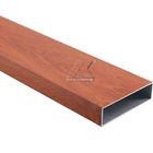 6063 perfiles de aluminio sacados de madera del roble para la construcción