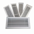 Solo perfil de aluminio de anodización de la parrilla de aire de la ventilación de la desviación para la cubierta del aire acondicionado