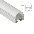 tira de iluminación linear del perfil de aluminio el en semi-círculo LED de 45m m 180 grados