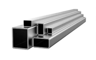El tubo de aluminio anodizado perfila el tubo de plata 100 x 100 del hueco del cuadrado