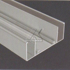 6063 perfiles anodizados de la aleación de aluminio de la protuberancia para el edificio de oficinas de la pared de división