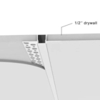 La luz linear del techo llevó la protuberancia de aluminio del CNC del perfil para los muebles