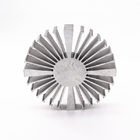Metal de aluminio sacado 6063 del perfil del disipador de calor redondo