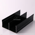 Gabinete negro del OEM de la protuberancia 6063 de la aleación de aluminio, material de Wardrobr RoHS