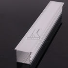 Polvo blanco del perfil de aluminio de 16*19 LED que cubre el tamaño exacto material 6063