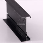 Polvo negro del OEM que cubre perfil estándar del aluminio de la ventana de RoHS