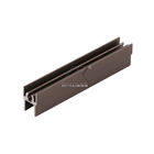 El tubo de aluminio de los muebles perfila longitud/tamaño/grueso modificados para requisitos particulares bronce