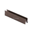 El tubo de aluminio de los muebles perfila longitud/tamaño/grueso modificados para requisitos particulares bronce