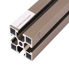El OEM mantiene el aluminio modificado para requisitos particulares de la T-ranura sacó aleación de aluminio industrial del perfil y del cuadrado