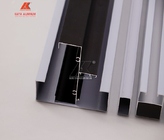 La protuberancia ultra fina de la ventana de aluminio perfila 6060 T8 anodizada