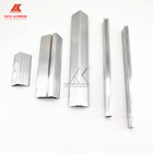 Los perfiles de aluminio grandes de plata anodizados pescan el perfil con caña de aluminio para el caso del vuelo