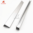 Perfil Matt Silver Color de la aleación de aluminio de la protuberancia 6063 del haz de H