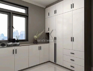 La aleación de aluminio del armario maneja los perfiles de aluminio de los muebles para el armario de cocina