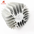 El aluminio anodizado redondo del disipador de calor perfila 6063 T5 AL Grade