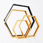 Perfiles de aluminio hexagonales de los muebles del marco del espejo para exhibir la imagen