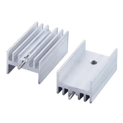 Perfiles de aluminio del PWB Chip Board Electronic Heat Sink del triodo para Mos Tubes