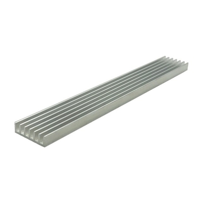 perfiles de aluminio Chip Fins For Pc Computer rectangular del disipador de calor grueso de 1.1m m